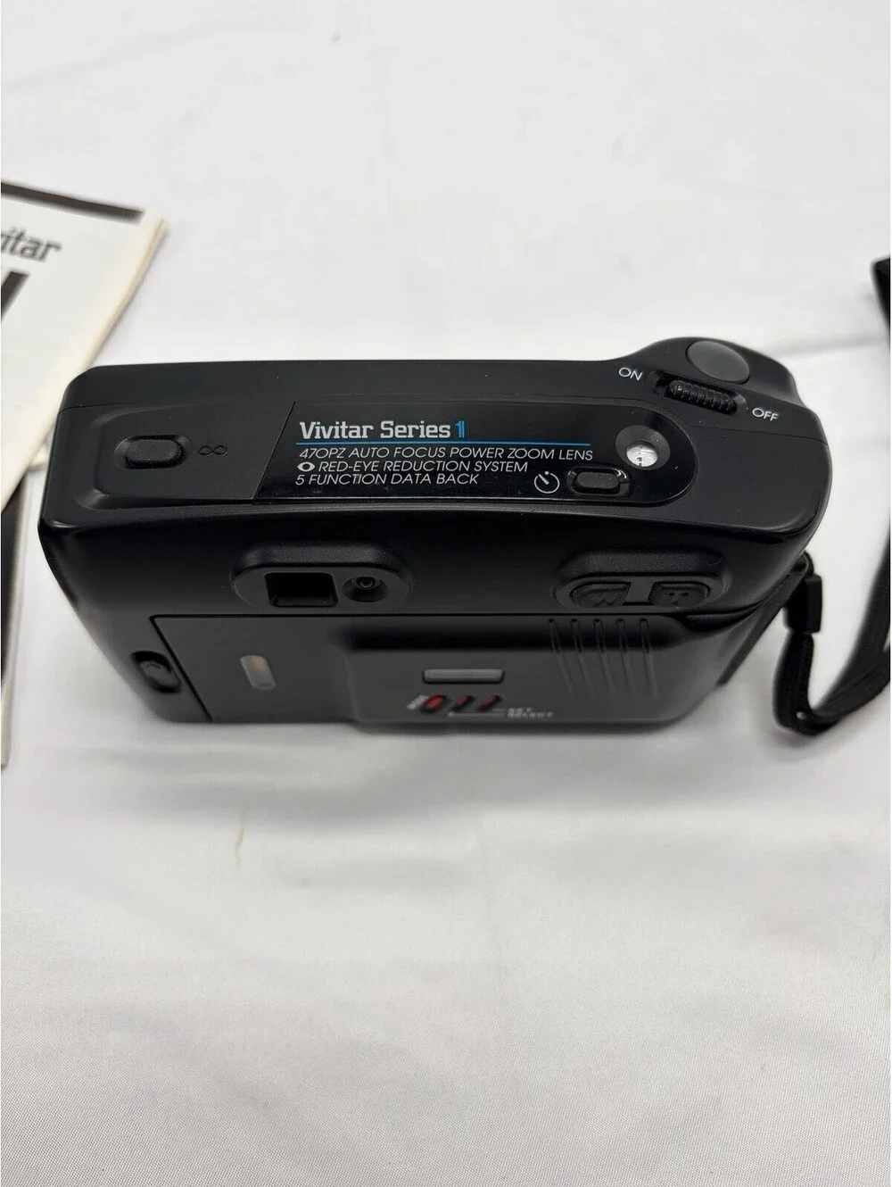 Vivitar Series 1 470PZ 35mm Film Point and Shoot Camera Black New Batteries&Film